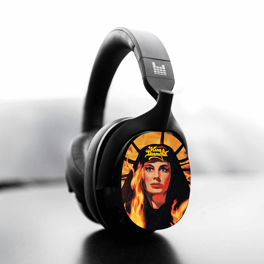 King Diamond Fatal Portrait Limited Edition HEAVYS Headphone Shells & Headphone Bundle