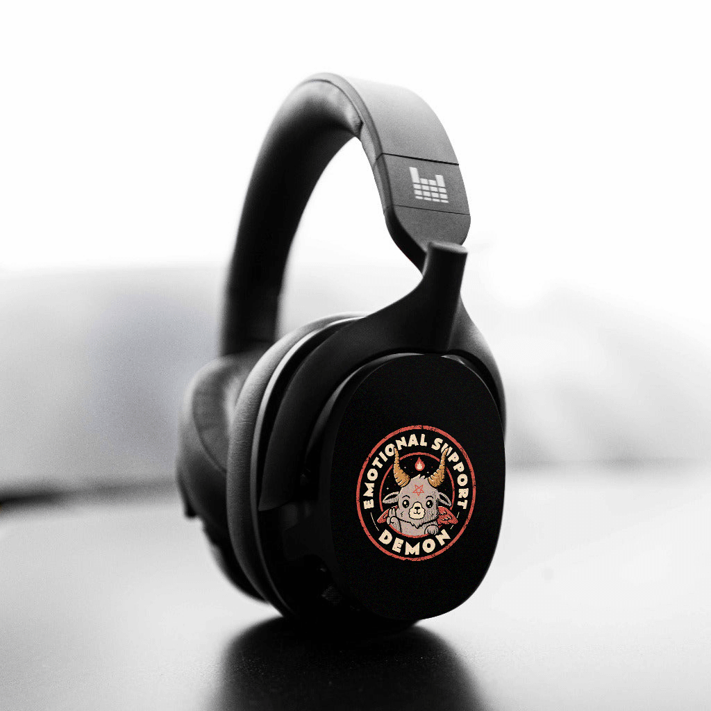 Emotional Support Demon by @Edu.ely Limited Edition Heavys Headphone Shells & Headphone Bundle