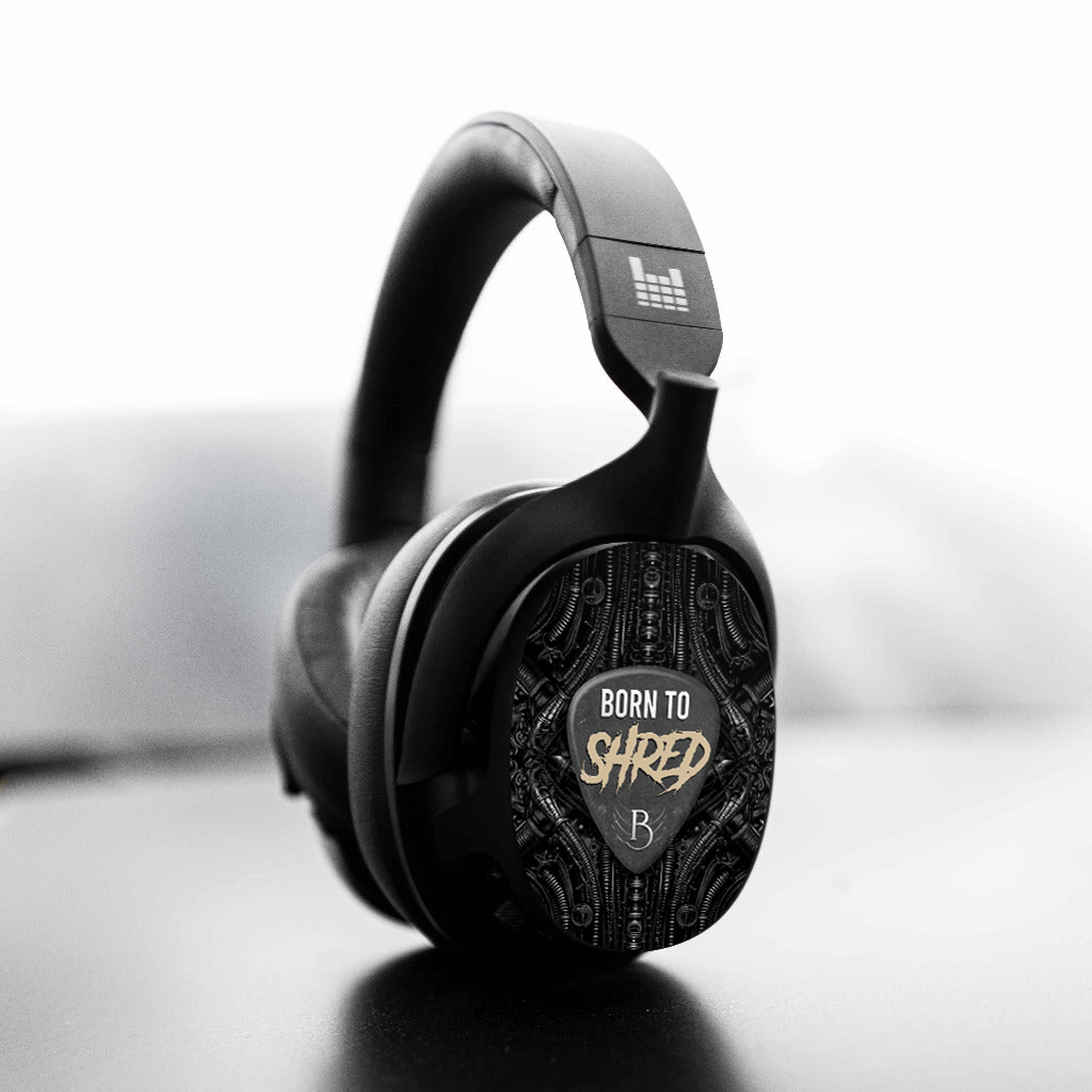 'Born To Shred' by BERNTH Limited Edition Heavys Headphone Shells & Headphone Bundle