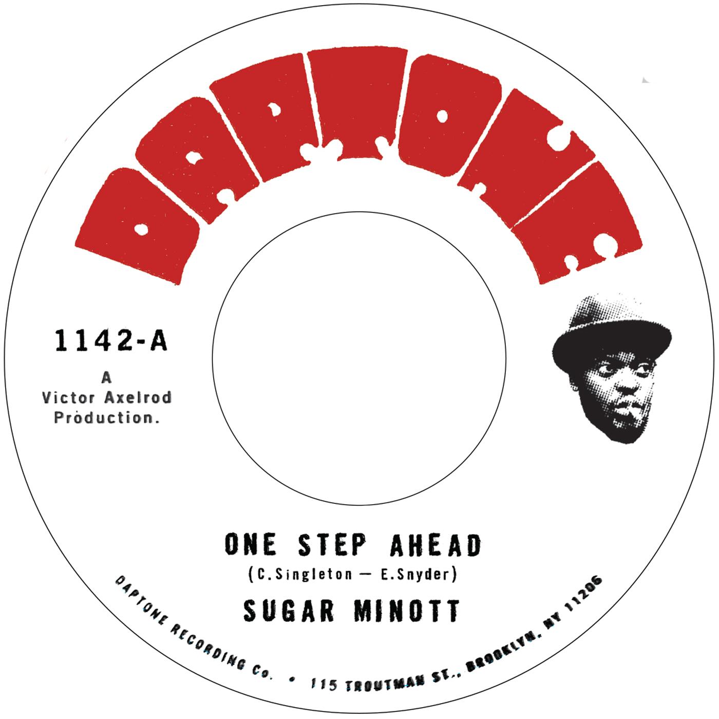 Sugar Minott - One Step Ahead b/w Instrumental Vinyl Record