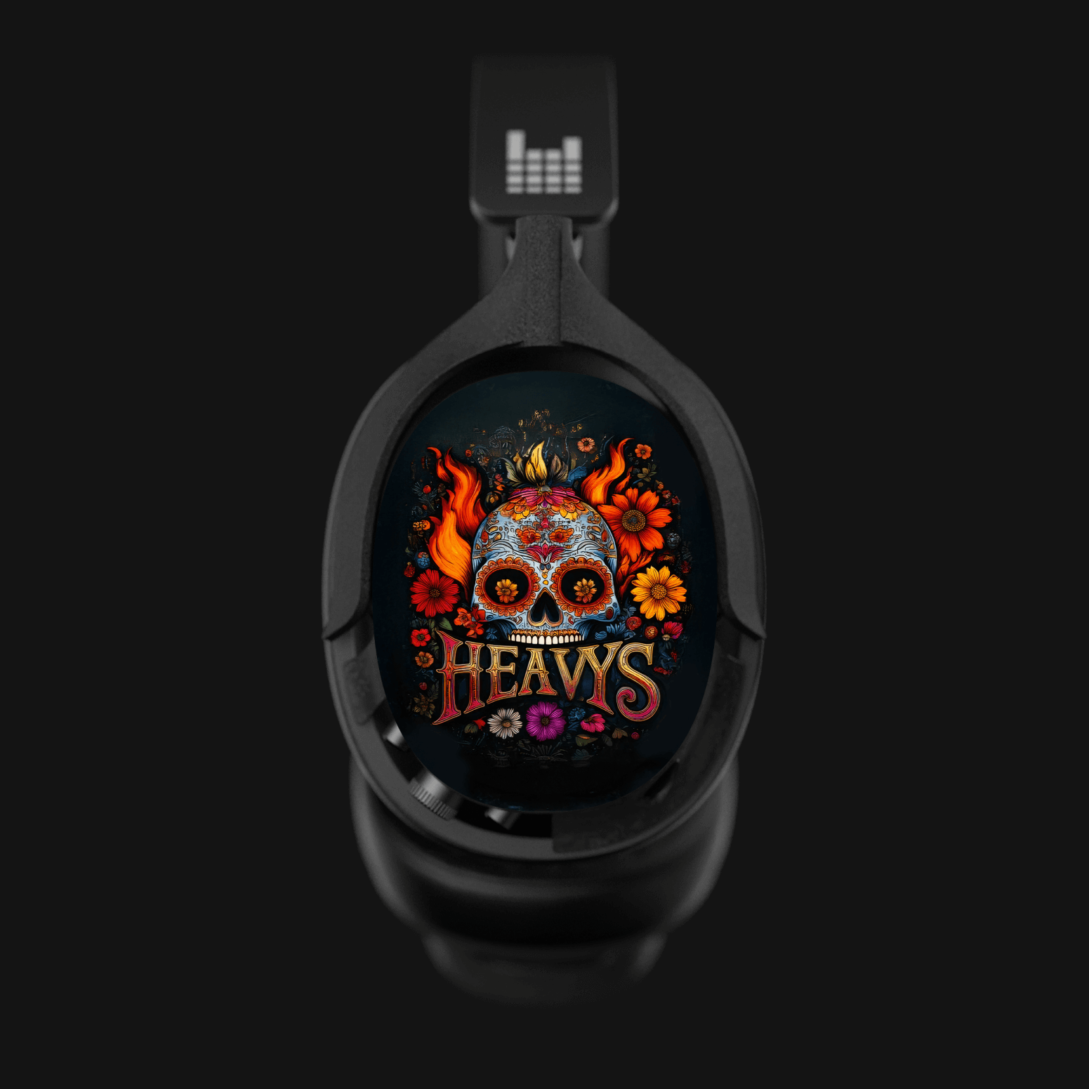 Sugar Skull Dia De Muertos Limited Edition HEAVYS Headphone Shells & Headphone Bundle
