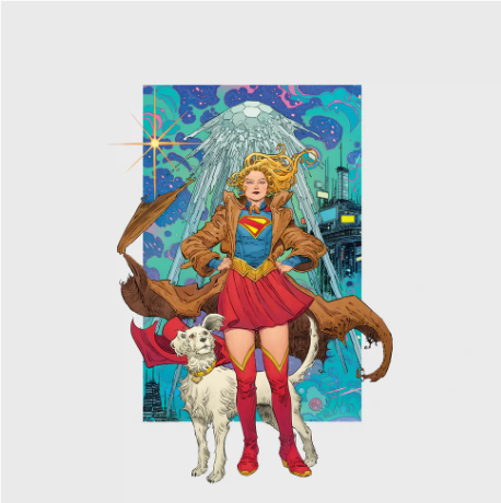 PRE-ORDER Claudia Sarne - Supergirl - Original Motion Picture Soundtrack (2LP Yellow & Red) Vinyl Record