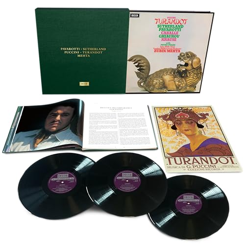 Sutherland/Caballe/Pavarotti/London Philharmonic - Puccini: Turnadot [3Lp] Vinyl Record