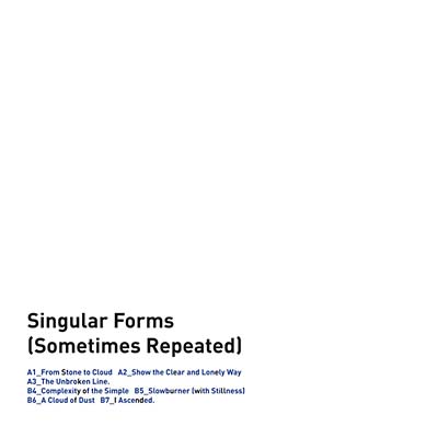 Singular Forms (Sometimes Repeated) Music CD