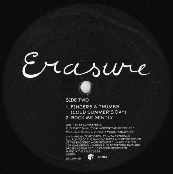 Erasure - Erasure (2xVINYL) | Mint (M) Mint (M)