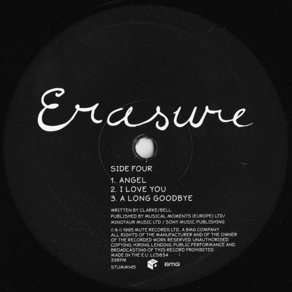 Erasure - Erasure (2xVINYL) | Mint (M) Mint (M)