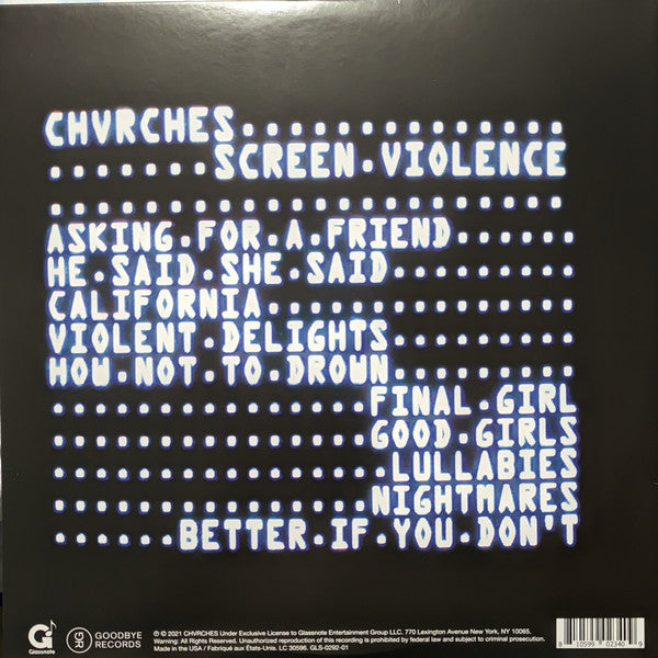 Screen Violence (VINYL) | Mint (M) Mint (M)