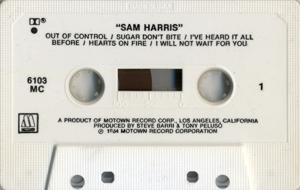 Sam Harris (CASSETTE) | Mint (M) Mint (M)