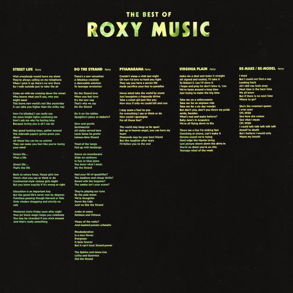 Roxy Music - The Best Of Roxy Music | Mint (M) Mint (M)