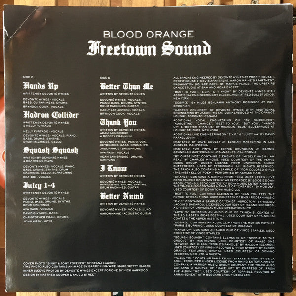 Blood Orange (2) - Freetown Sound | Mint (M) Mint (M)