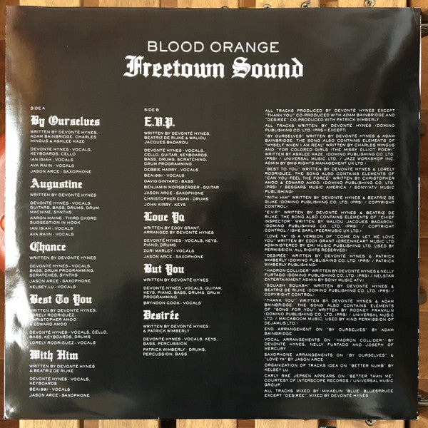 Blood Orange (2) - Freetown Sound | Mint (M) Mint (M)
