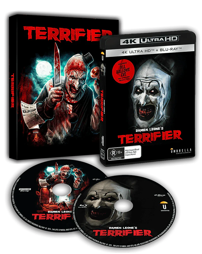 Terrifier - Art Attack 4 Film Collector’s Edition Boxset W/ Collectibles (4K Ultra HD + Blu-ray)