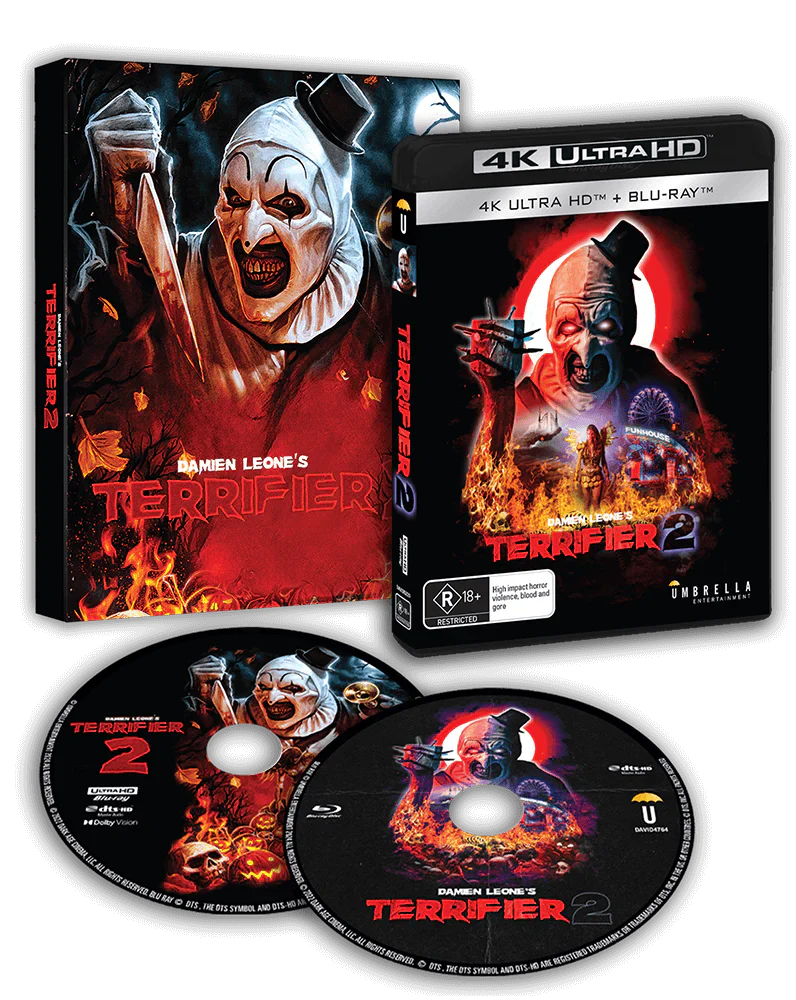 Terrifier - Art Attack 4 Film Collector’s Edition Boxset W/ Collectibles (4K Ultra HD + Blu-ray)