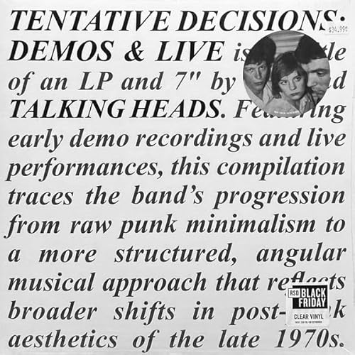 Tentative Decisions: 1974-1976 [Lp + 7"] [RSD 11.28.25] Vinyl Record