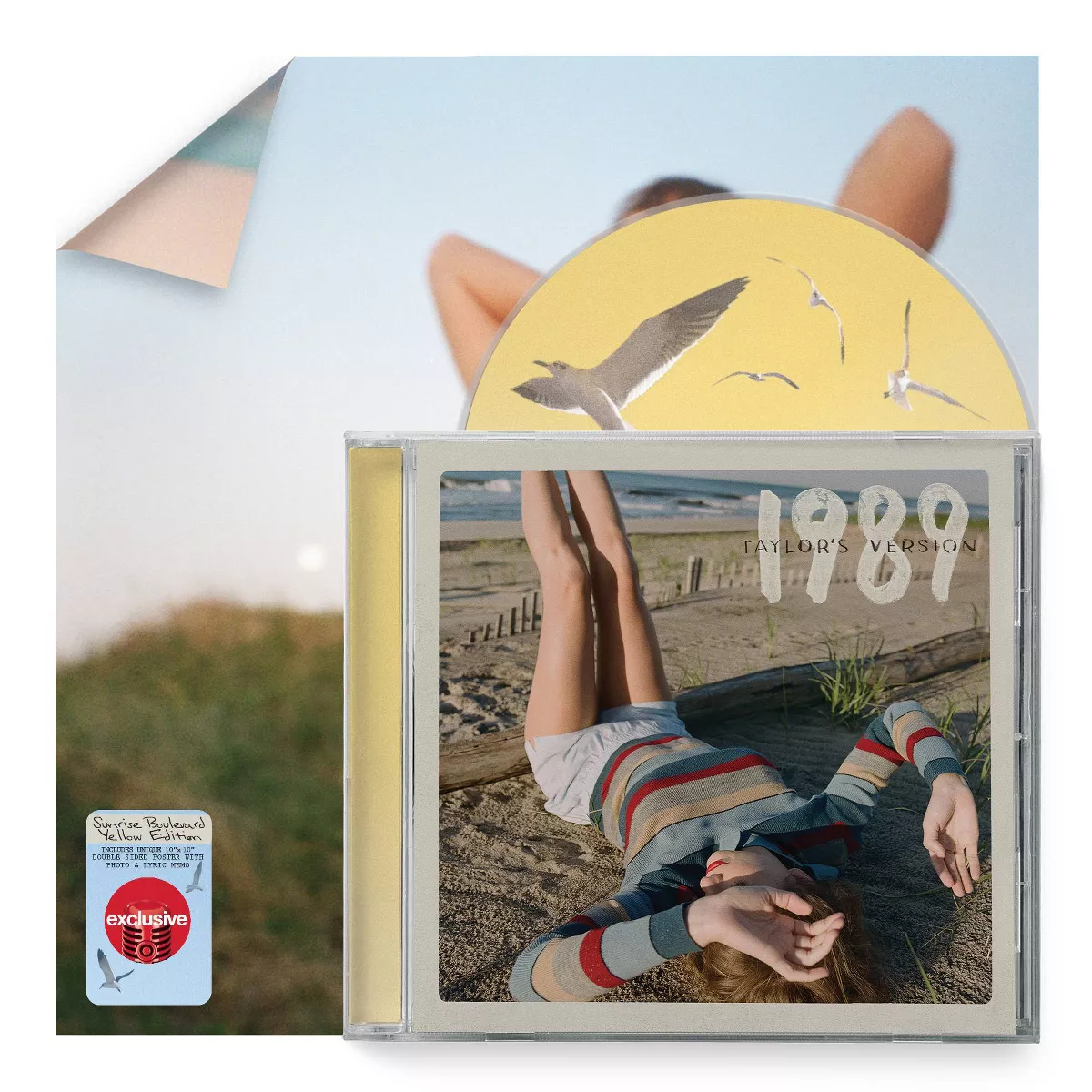 1989: Taylor's Version (Sunrise Boulevard Yellow Deluxe Poster Edition) Music CD