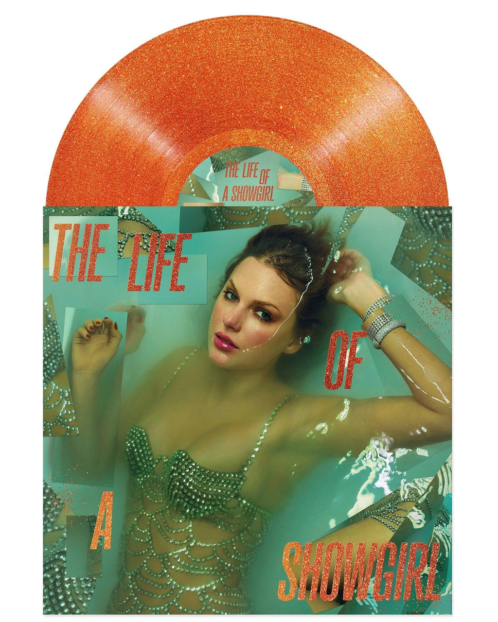 The Life Of A Showgirl [Sweat And Vanilla Perfume Portofino Orange Glitter Vinyl] Vinyl Record