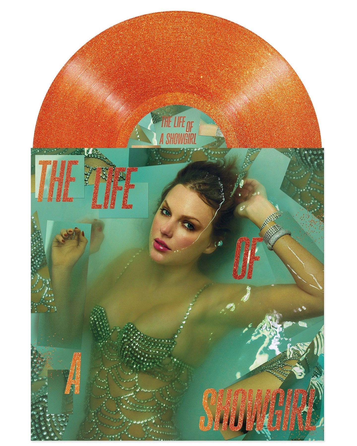 The Life Of A Showgirl [Sweat And Vanilla Perfume Portofino Orange Glitter Vinyl] Vinyl Record