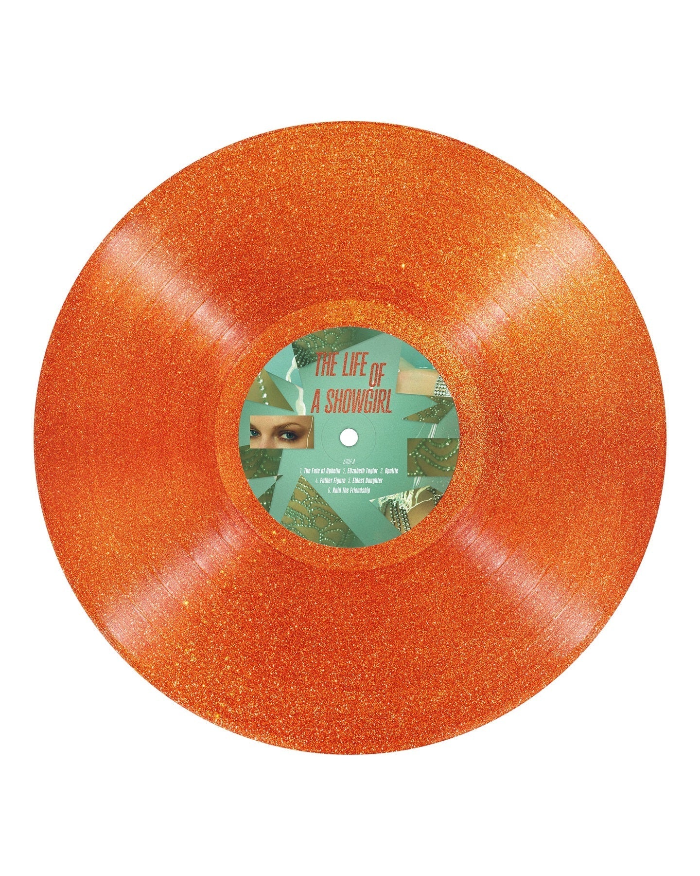 The Life Of A Showgirl [Sweat And Vanilla Perfume Portofino Orange Glitter Vinyl] Vinyl Record