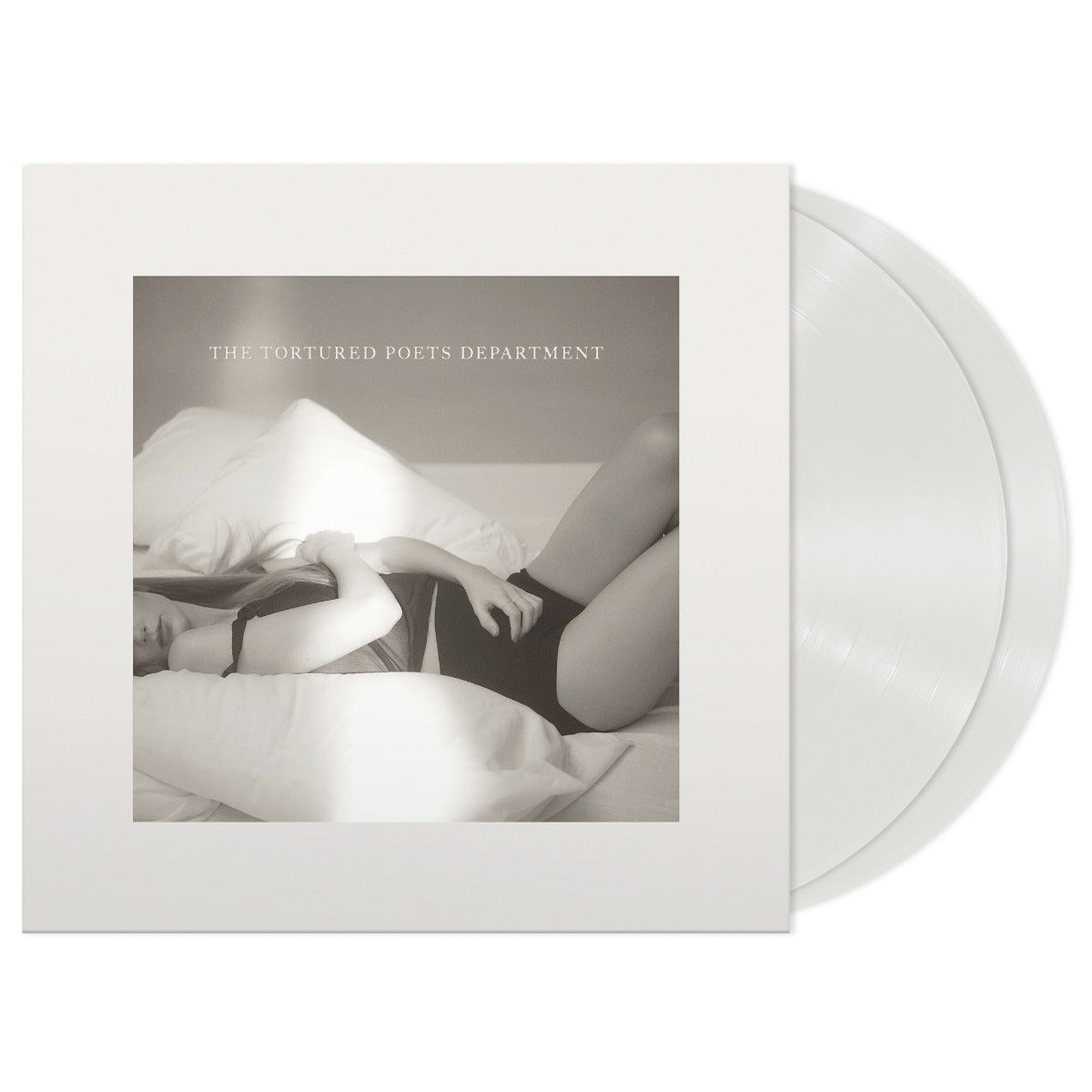 Taylor Swift THE TORTURED POETS DEPARTMENT [Ghosted White 2 LP] Vinyl Record