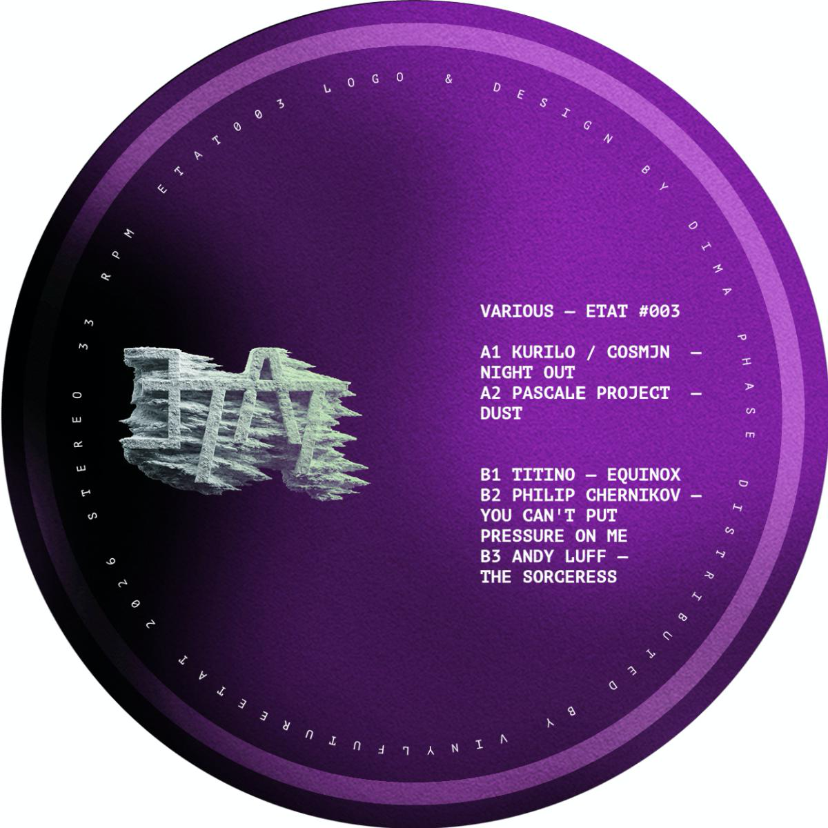 Various - (PRESALE 5/20/26) ETAT #003 (CLEAR PURPLE VINYL) | Mint (M) Mint (M)