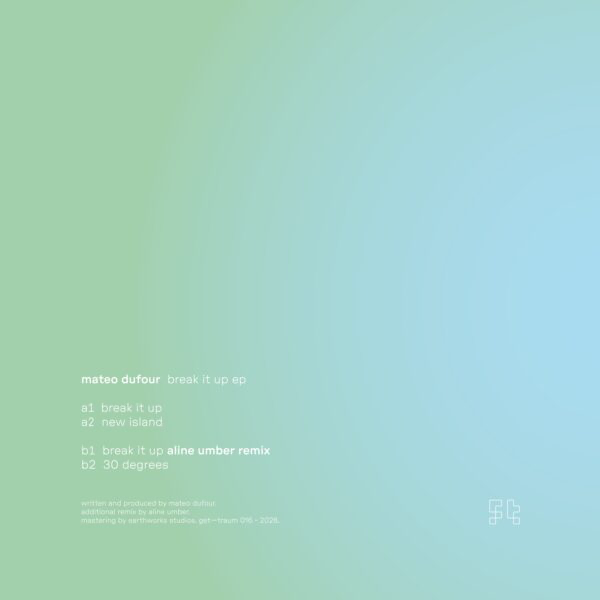 Mateo Dufour - Break It Up (VINYL) | Mint (M) Mint (M)