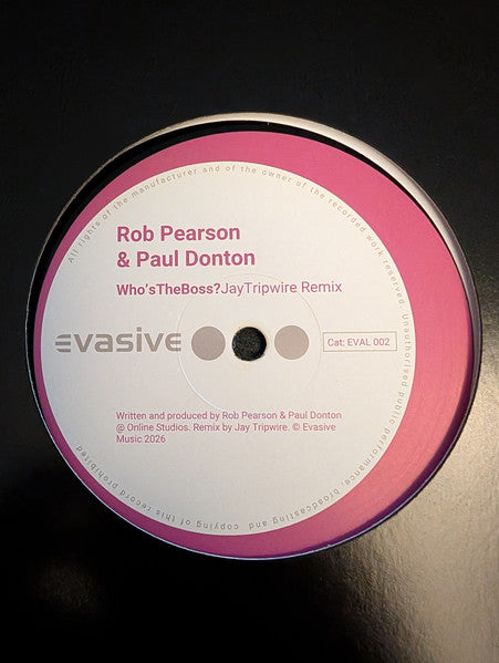 Rob Pearson - Who's The Boss (VINYL) |