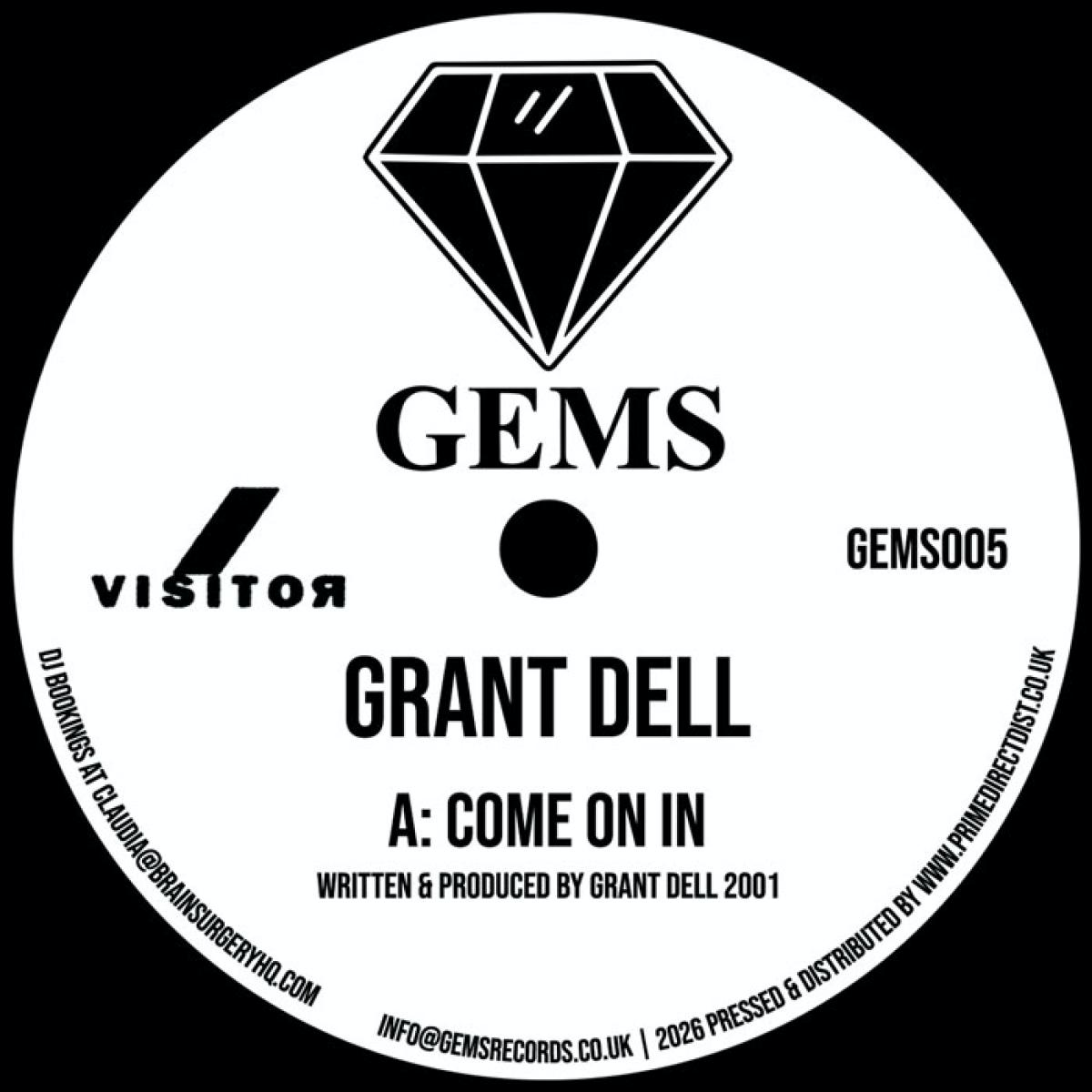 Grant Dell - (PRESALE 5/22/26) Come On In / We Go deep (VINYL) | Mint (M) Mint (M)