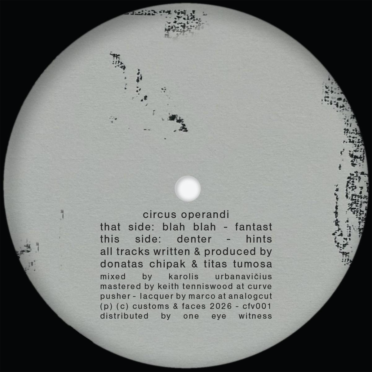 Circus Operandi - CFV001 (VINYL) | Mint (M) Mint (M)