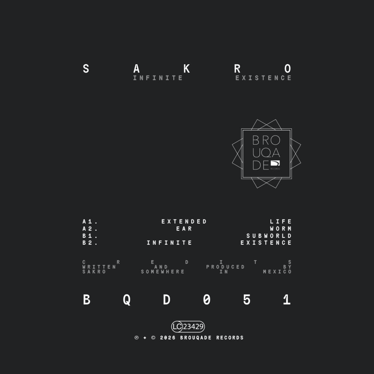 Sakro - (PRESALE TBD) Infinite Existence (VINYL) | Mint (M) Mint (M)