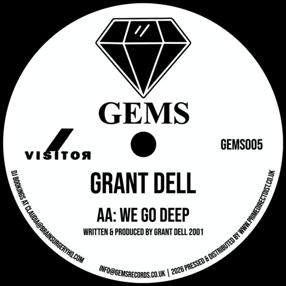 Grant Dell - (PRESALE 5/22/26) Come On In / We Go deep (VINYL) | Mint (M) Mint (M)
