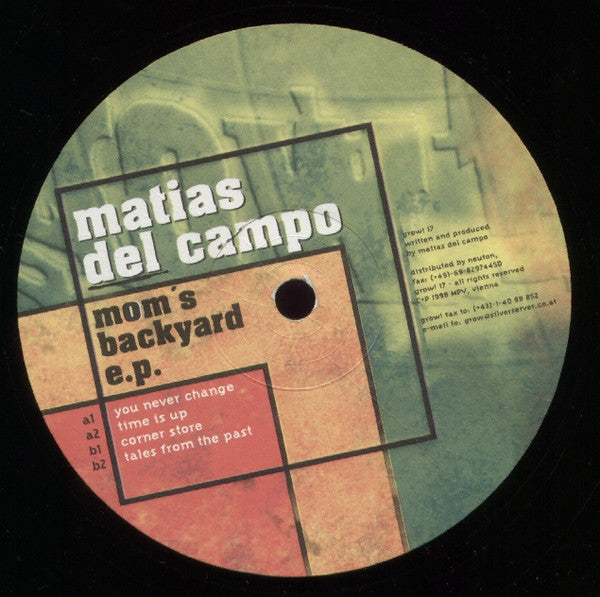 Matias Del Campo - Mum's Backyard E.P. | Excellent (EX) Generic