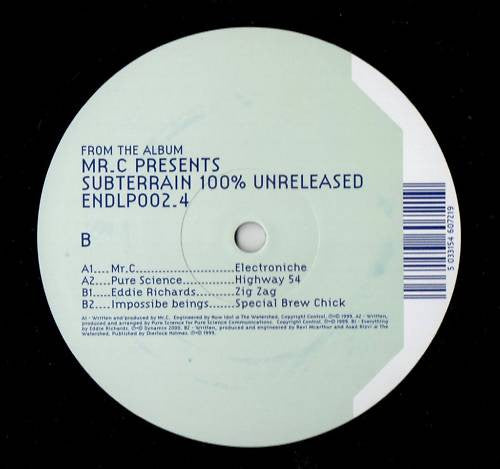 Various - Mr. C Presents Subterrain 100% Unreleased (Disc 4) | Excellent (EX) Generic