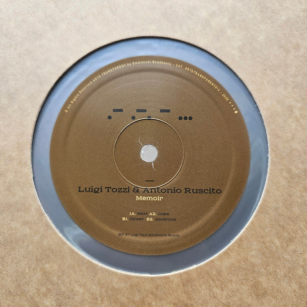 Luigi Tozzi - Memoir (COLOR VINYL) |