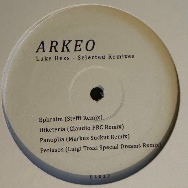 Luke Hess - Arkeo (Selected Remixes) (12" GREY VINYL) | Mint (M) Mint (M)