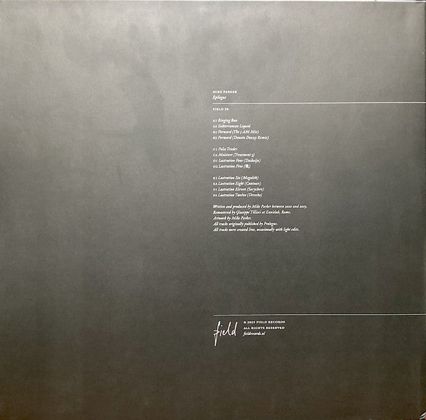 Mike Parker - Epilogue (3xVINYL) |