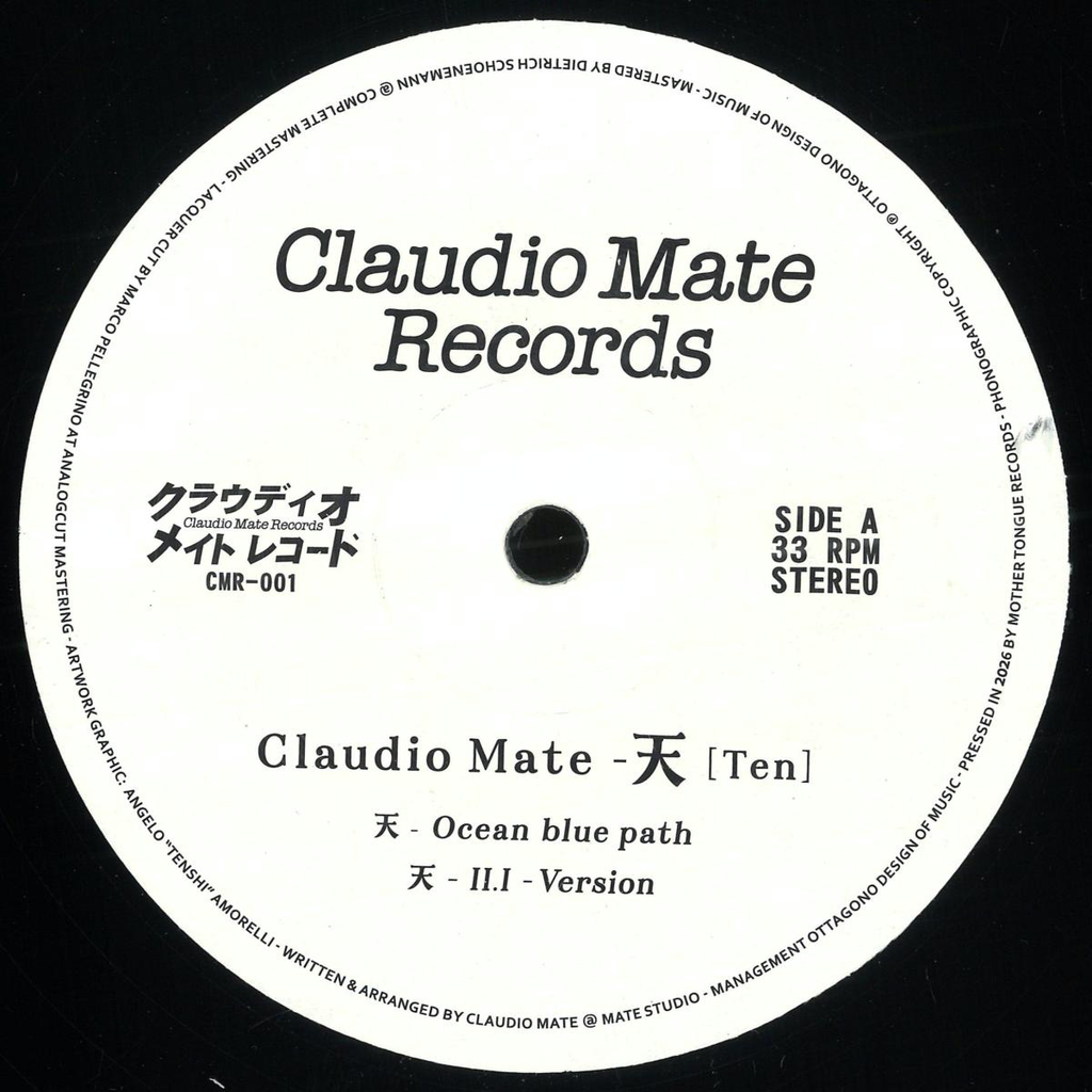 Claudio Mate - 天 (Ten) (VINYL) | Mint (M) Mint (M)