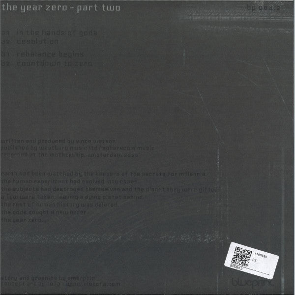 The Year Zero Part Two (Red Black Splatter Vinyl 12") | Mint (M) Mint (M)