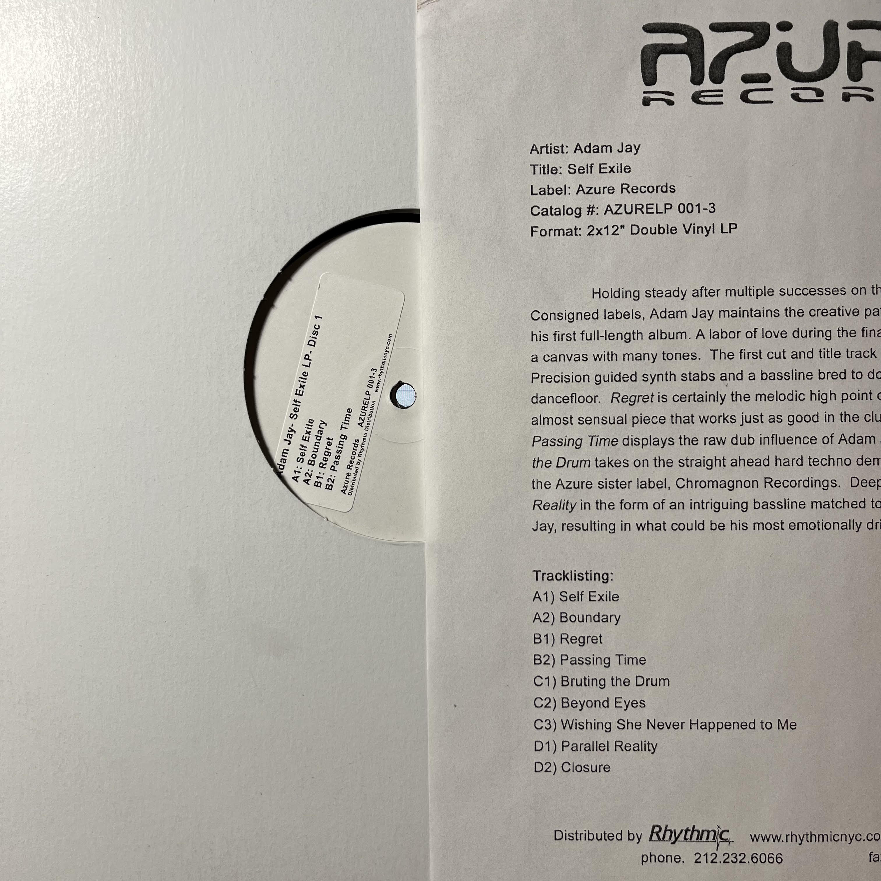 Self Exile (2xVINYL) | Mint (M) Generic