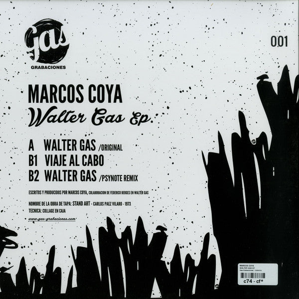 Walter Gas (VINYL) | Mint (M) Mint (M)