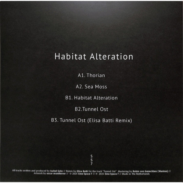 Isabel Soto (2) - Habitat Alteration (VINYL) |