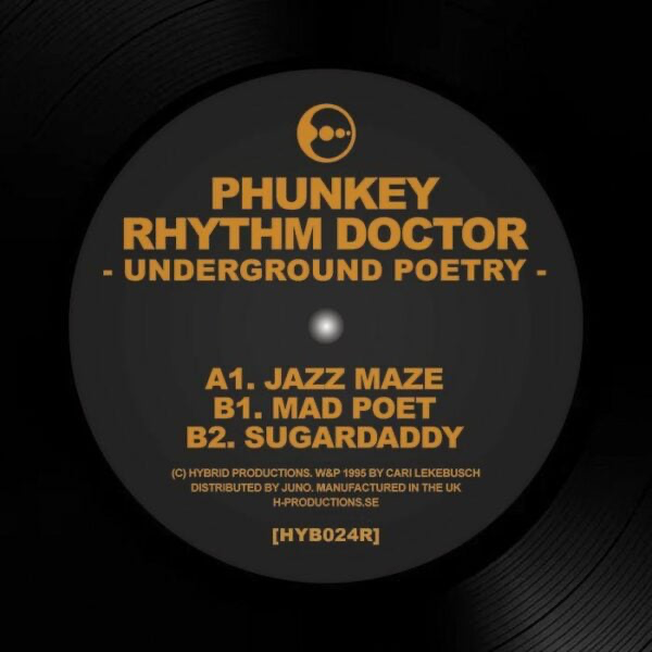 PHUNKEY RHYTHM DOCTOR, CARI LEKEBUSCH - Underground Poetry (reissue) (VINYL) | Mint (M) Mint (M)