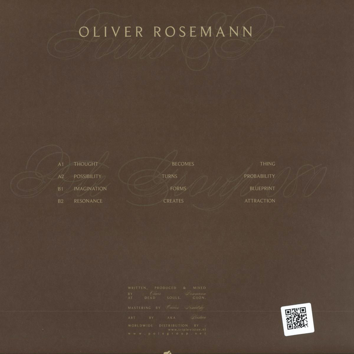 Oliver Rosemann - Focus EP (VINYL) | Mint (M) Mint (M)