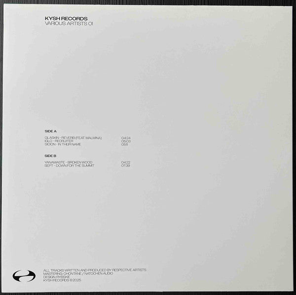 Kysh Various Artist 01 (VINYL 12") | Mint (M) Mint (M)