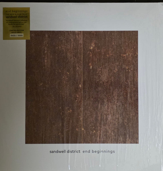 Sandwell District - End Beginnings (GOLD 2xVINYL) |