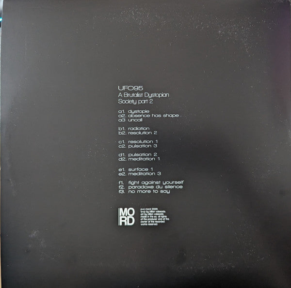 UFO95 - A Brutalist Dystopian Society - Part 2 (2xVINYL) |