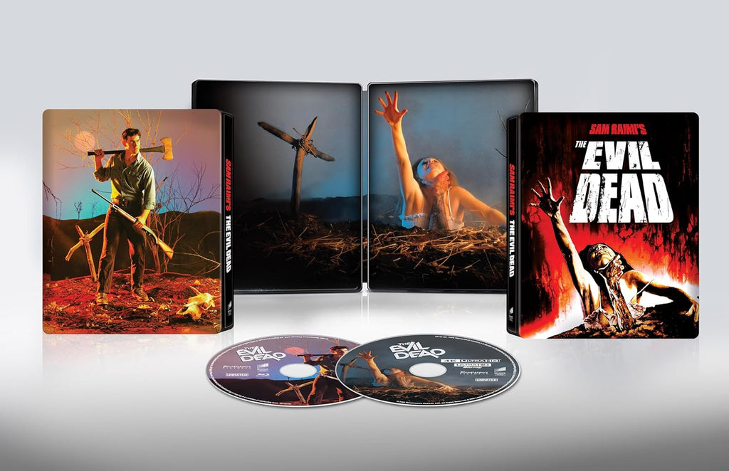 The Evil Dead (1981) - Limited Edition 45th Anniversary Steelbook (4K Ultra HD + Blu-ray + Digital)