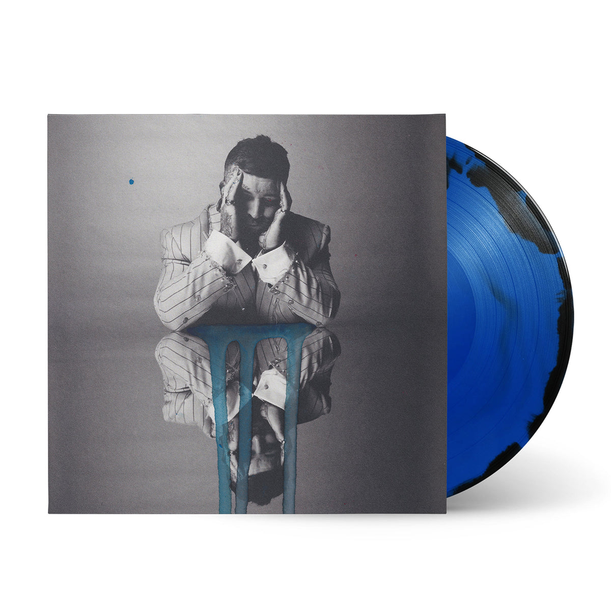 PRE-ORDER: Teddy Swims - Ugly (Indie Exclusive) [Black And Blue Vinyl] Vinyl Record