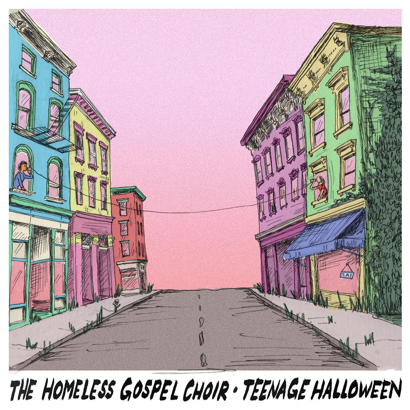 The Homeless Gospel Choir " Teenage Halloween (OPAQUE YELLOW VINYL) Vinyl Record