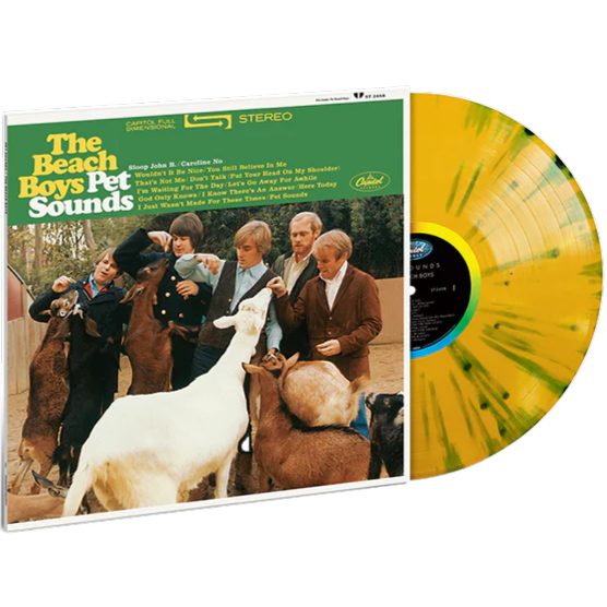 Pet Sounds (Limited Edition, Yellow & Green Splatter Colored Vinyl) Vinyl Record