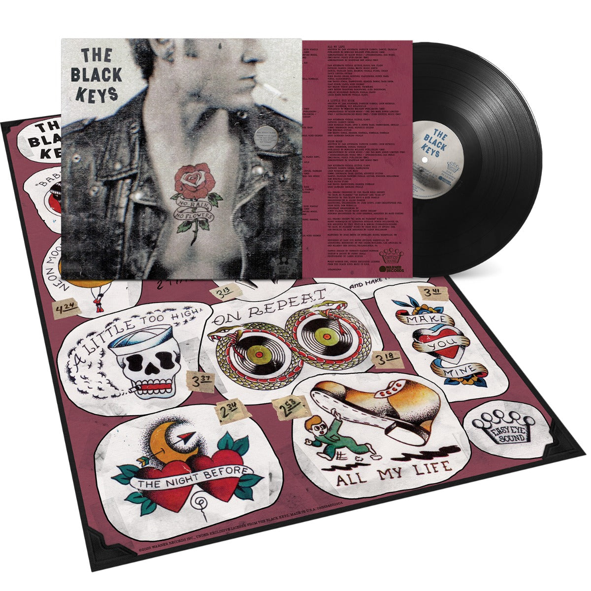 No Rain, No Flowers ( Black Vinyl w/Poster) Vinyl Record